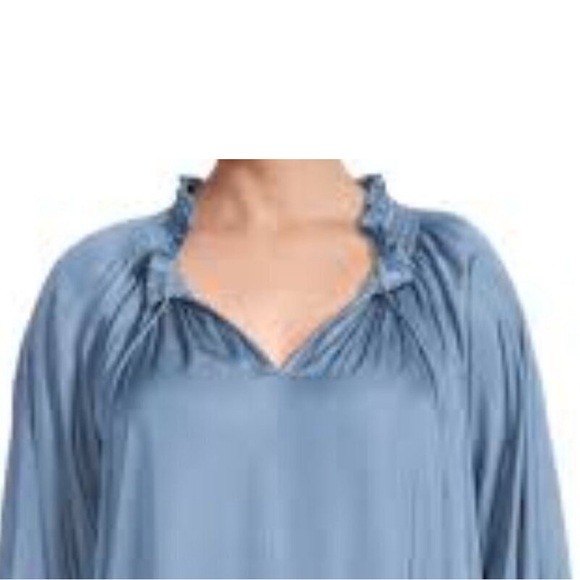 Carmen Marc Valvo Olive green Blouse 3X - Picture 2 of 6